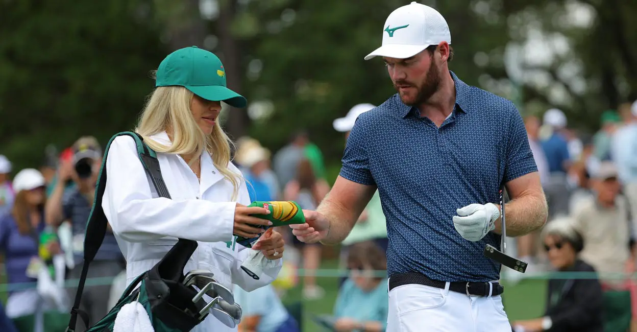 Grayson Murray with his fiancee Christiana Ritchie.